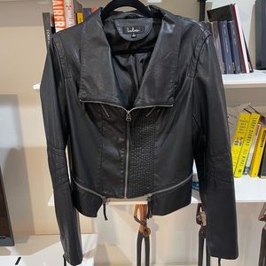 Lulu’s Faux Leather Moto Jacket
